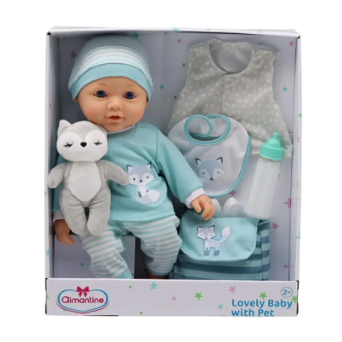 Poupée et son doudou chien