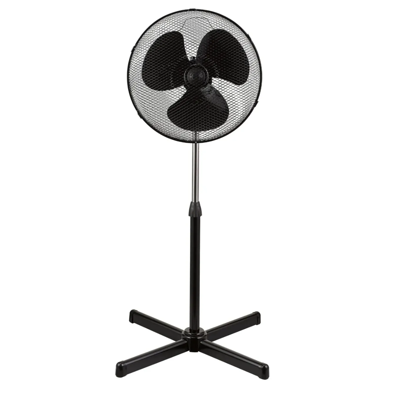 Ventilateur sur pied 55 W Noir 