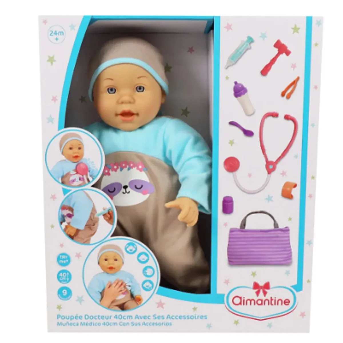 Ensemble poupée bébé Docteur