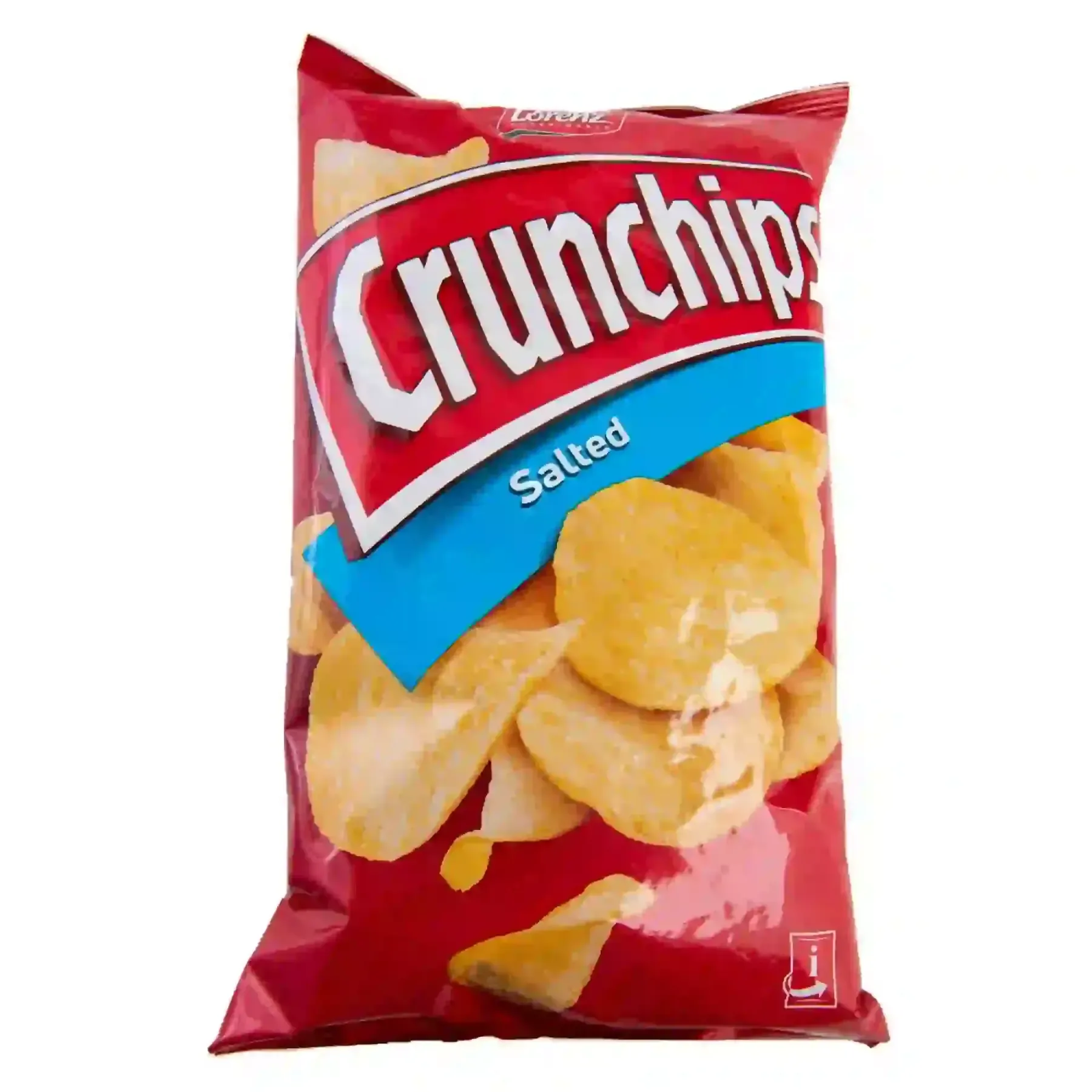 Chips de pomme de terre au sel