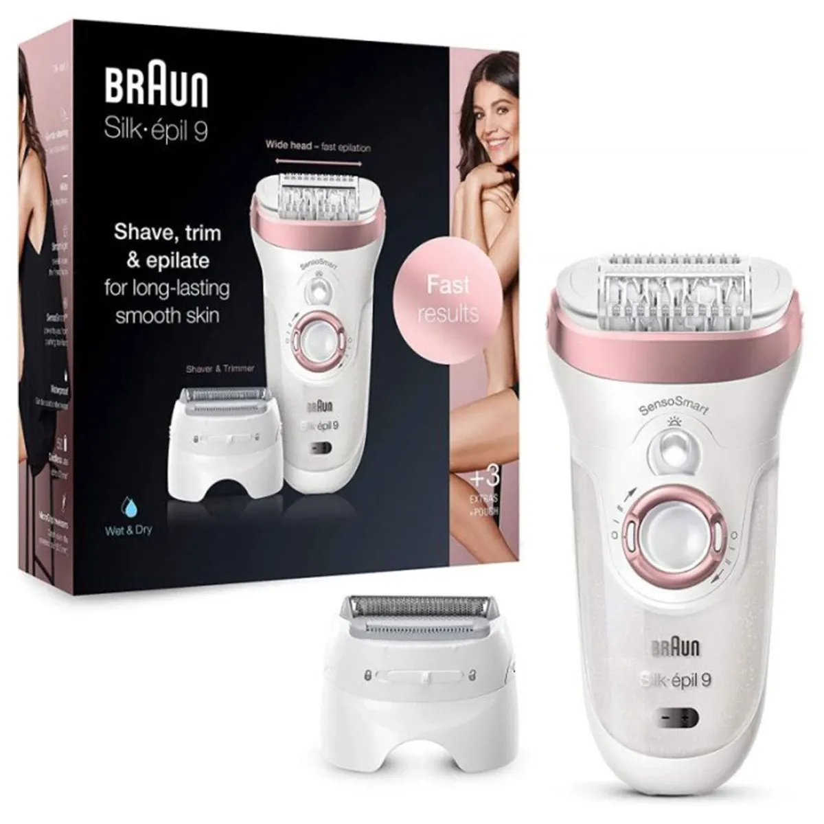 Épilateur Silk-épil 9 Wet & Dry BRAUN