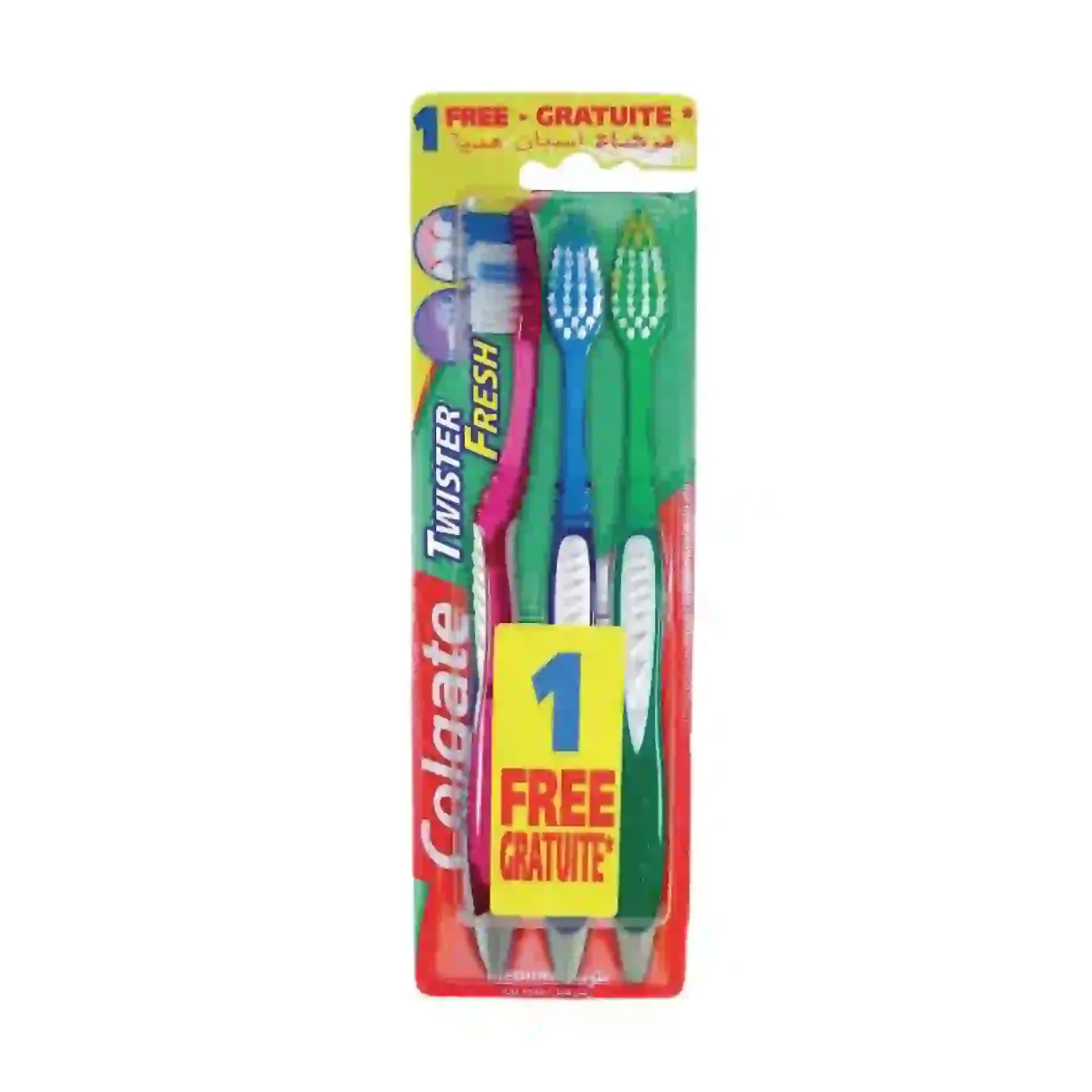 Lot de 3 brosses à dents Medium