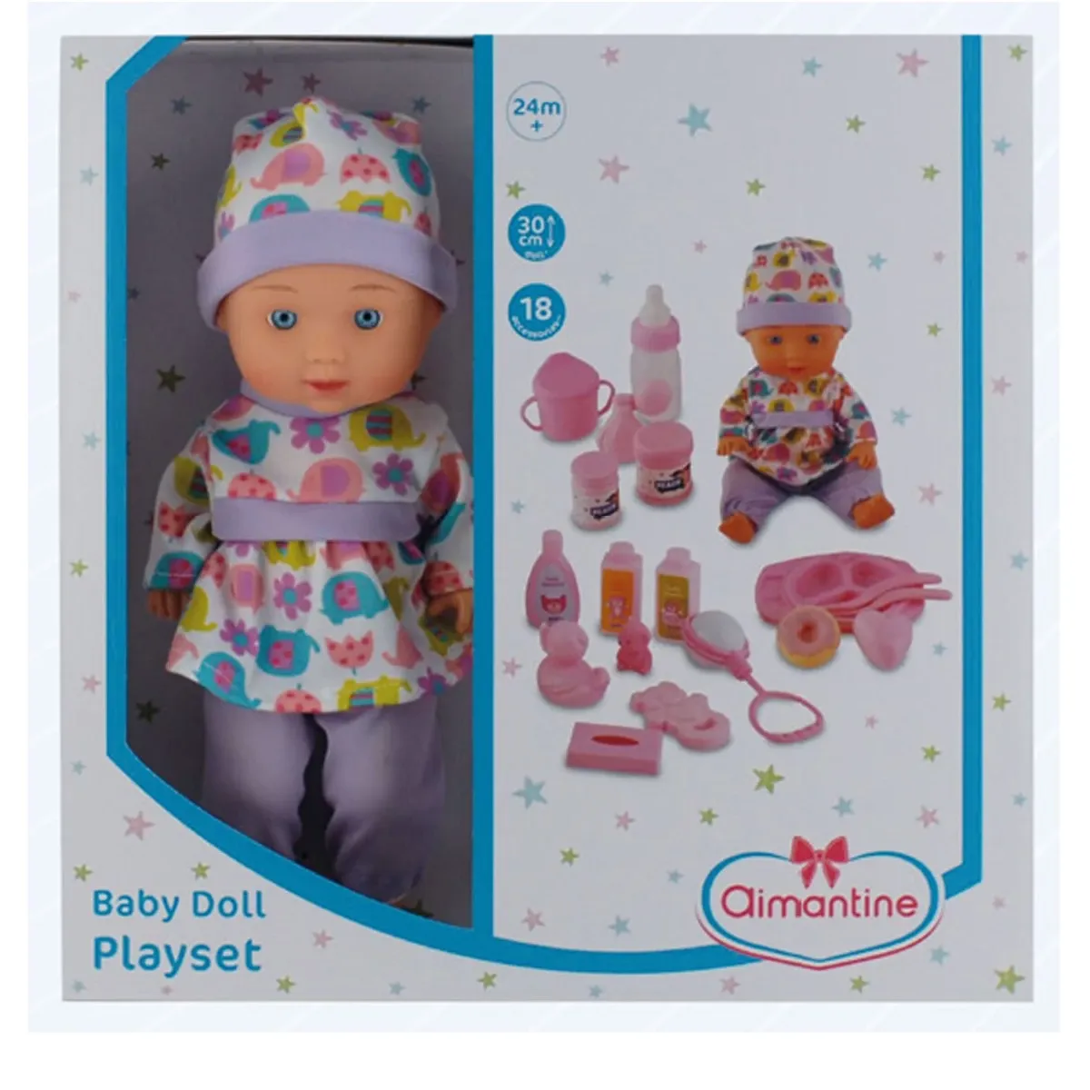 Poupon et ses 18 accessoires