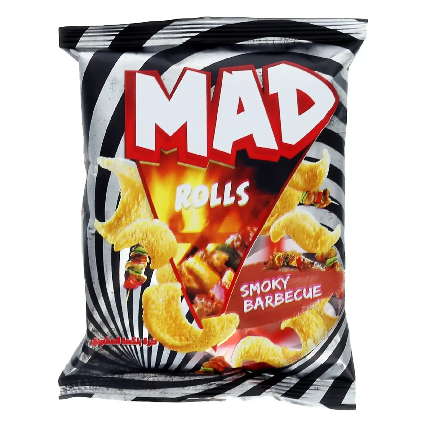Chips de pomme de terre rolls smoky barbecue