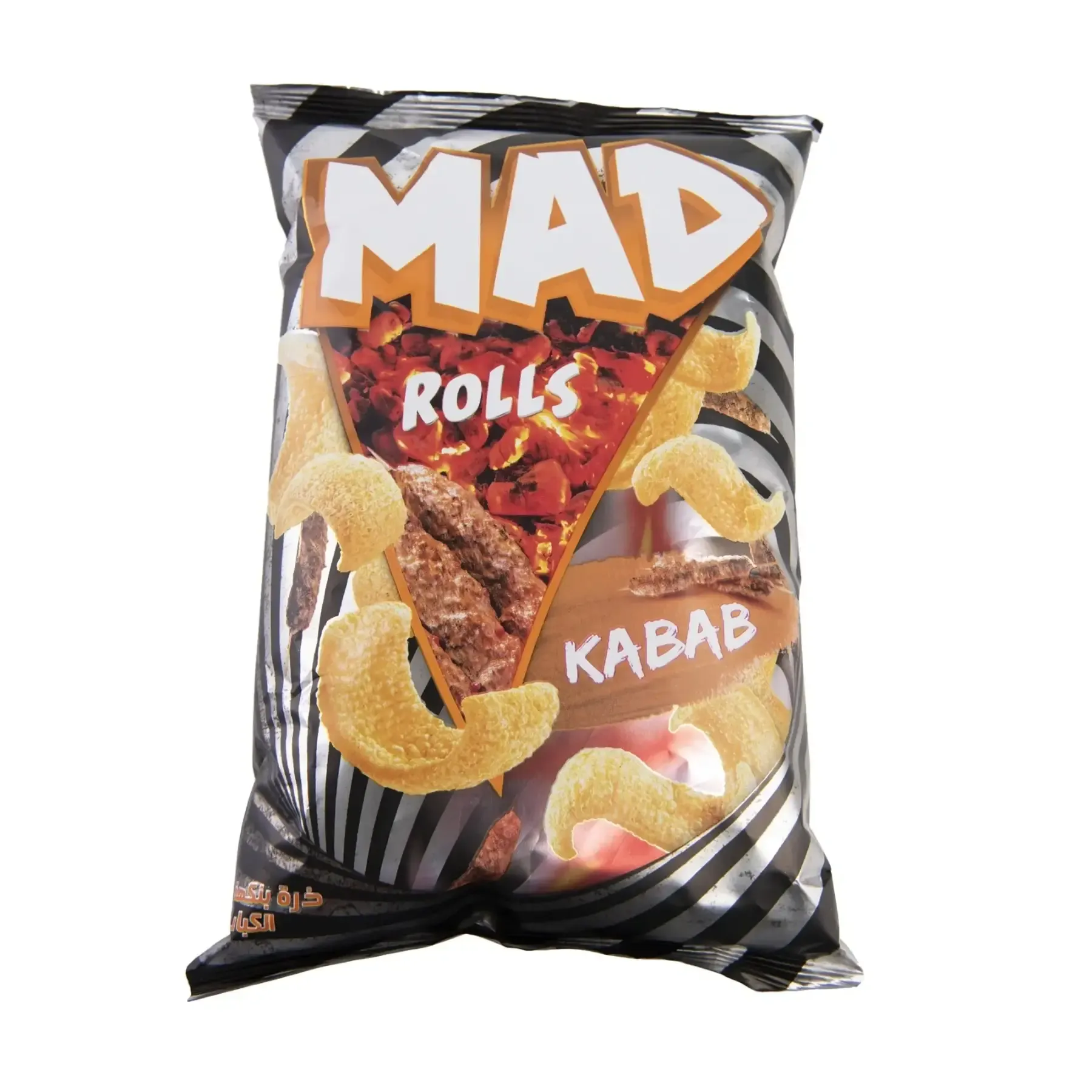 Chips de pomme de terre rolls kebab