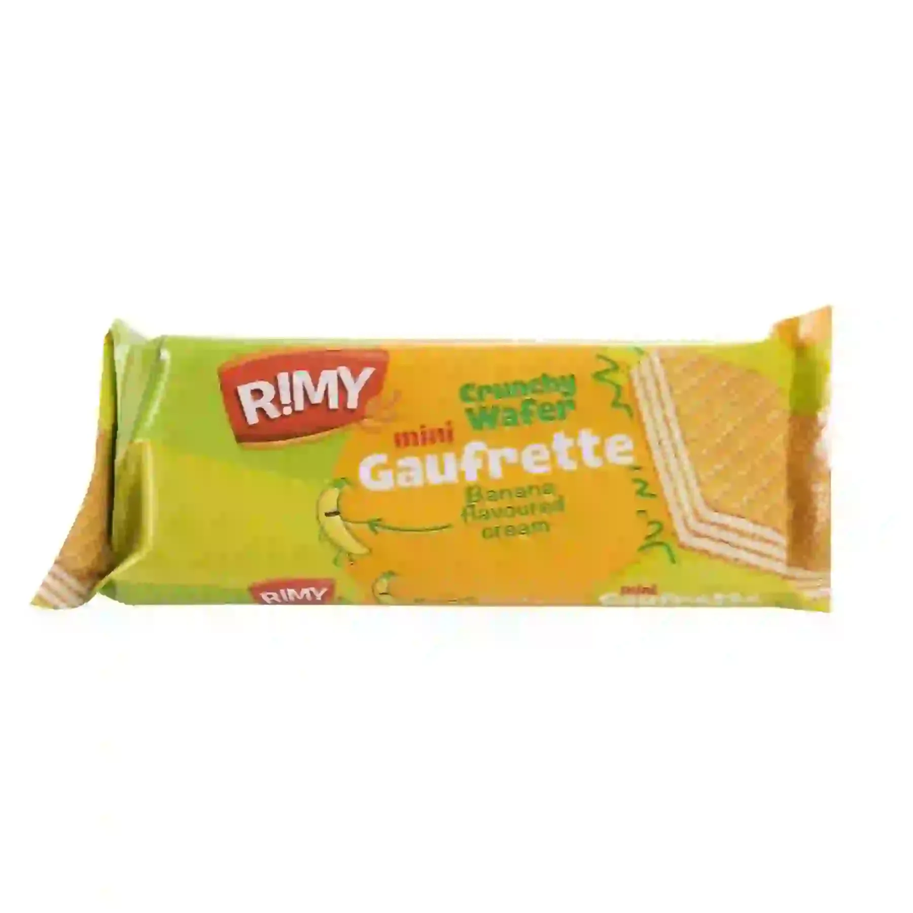 Mini gaufrettes goût banane