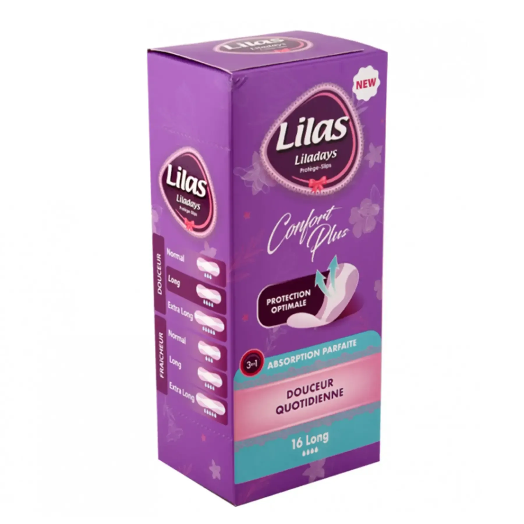 Protège slips confort plus long