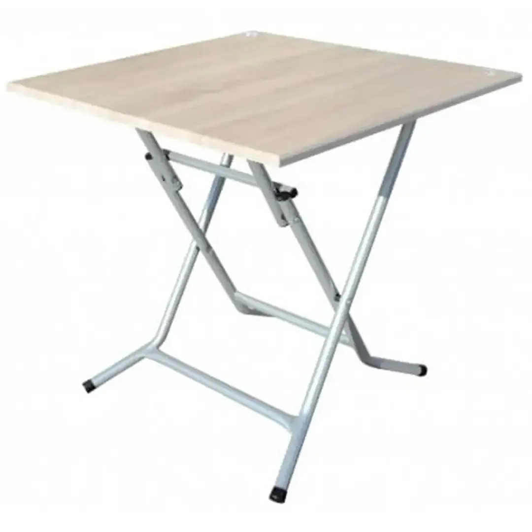 Table pliante carré chêne brut SOTUFAB