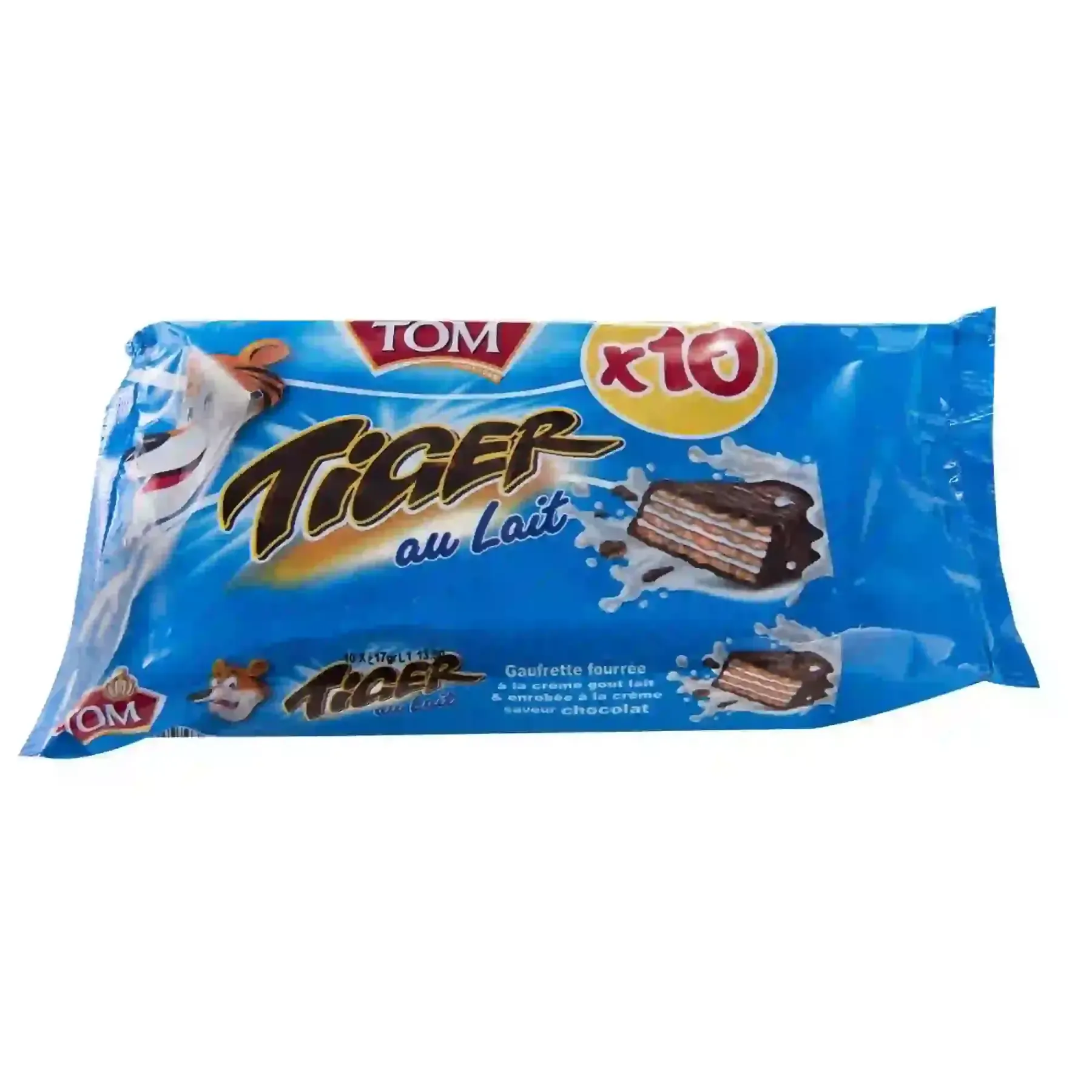 Gaufrettes Tiger au lait 