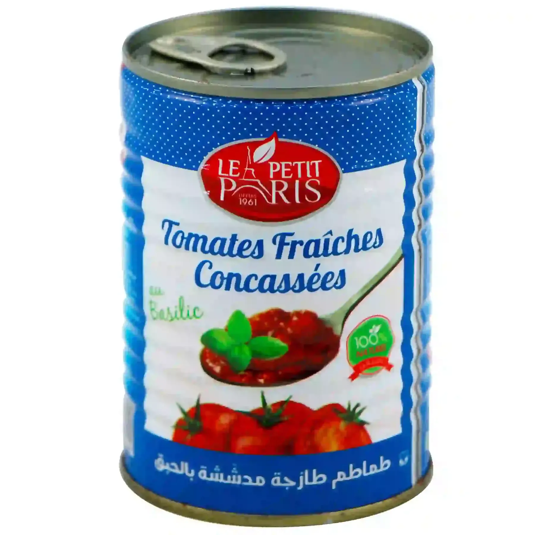 Tomates concassées au basilic