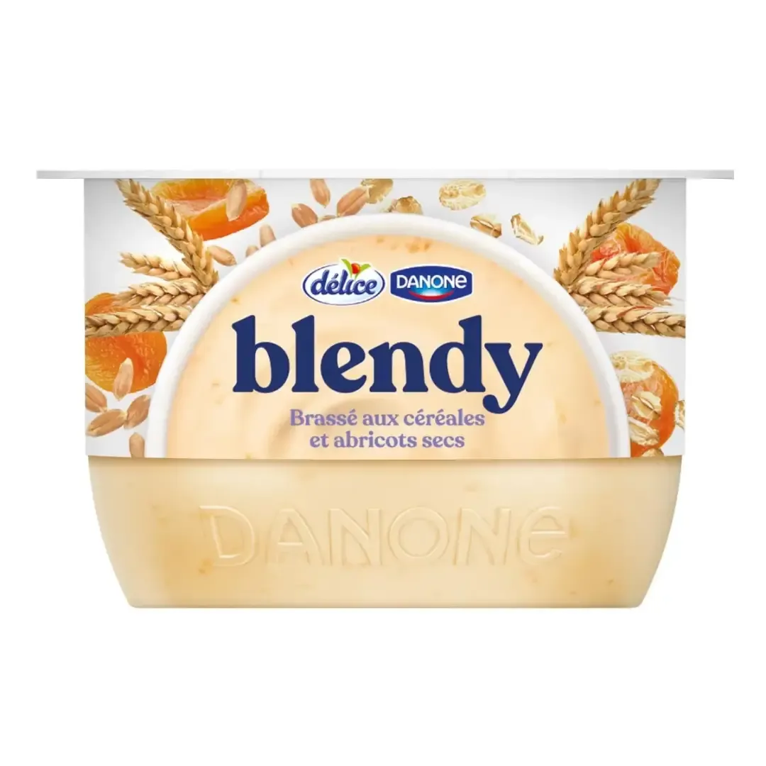 Yaourt brassé aux céréales dattes et abricots secs Blendy