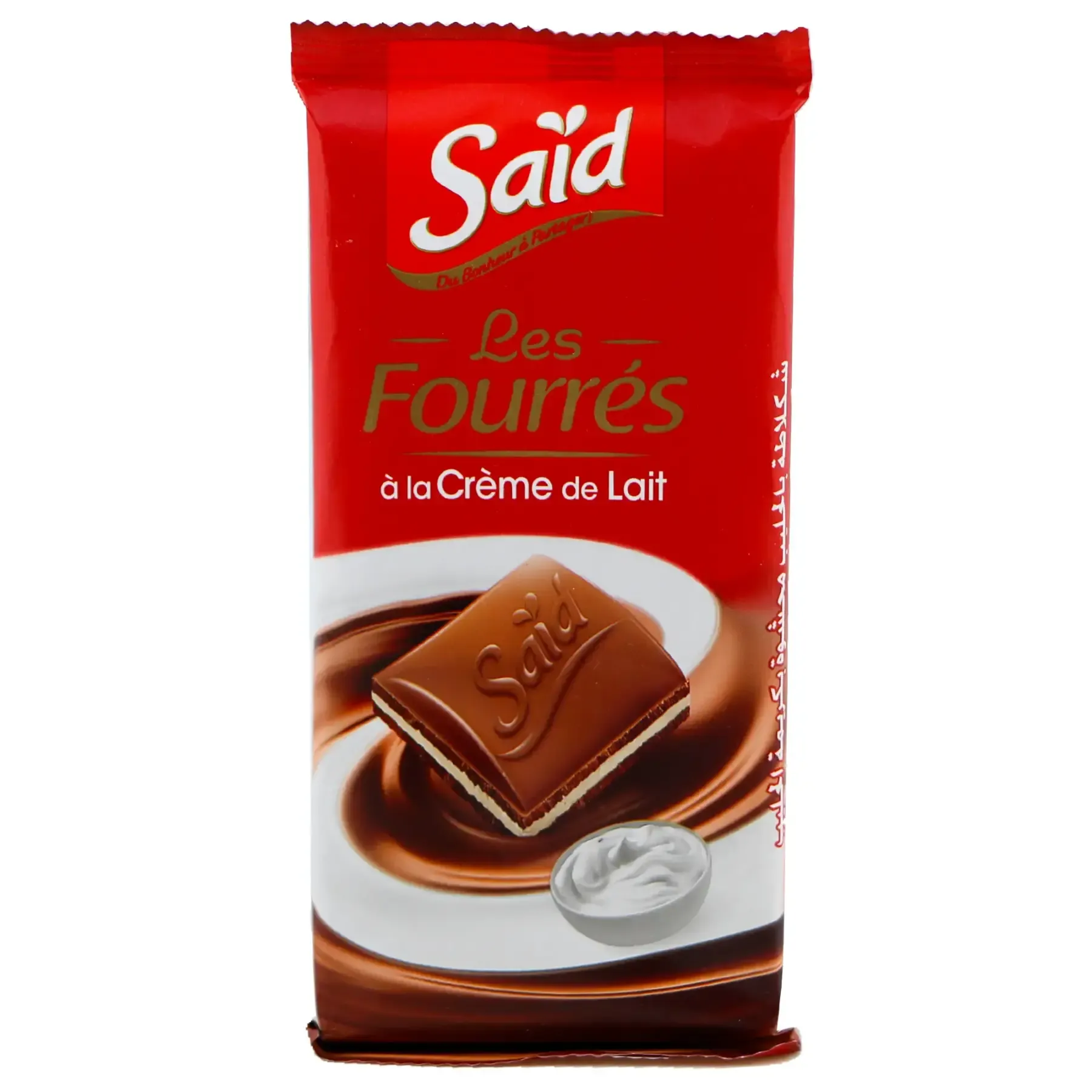 Chocolat  fourré au lait  