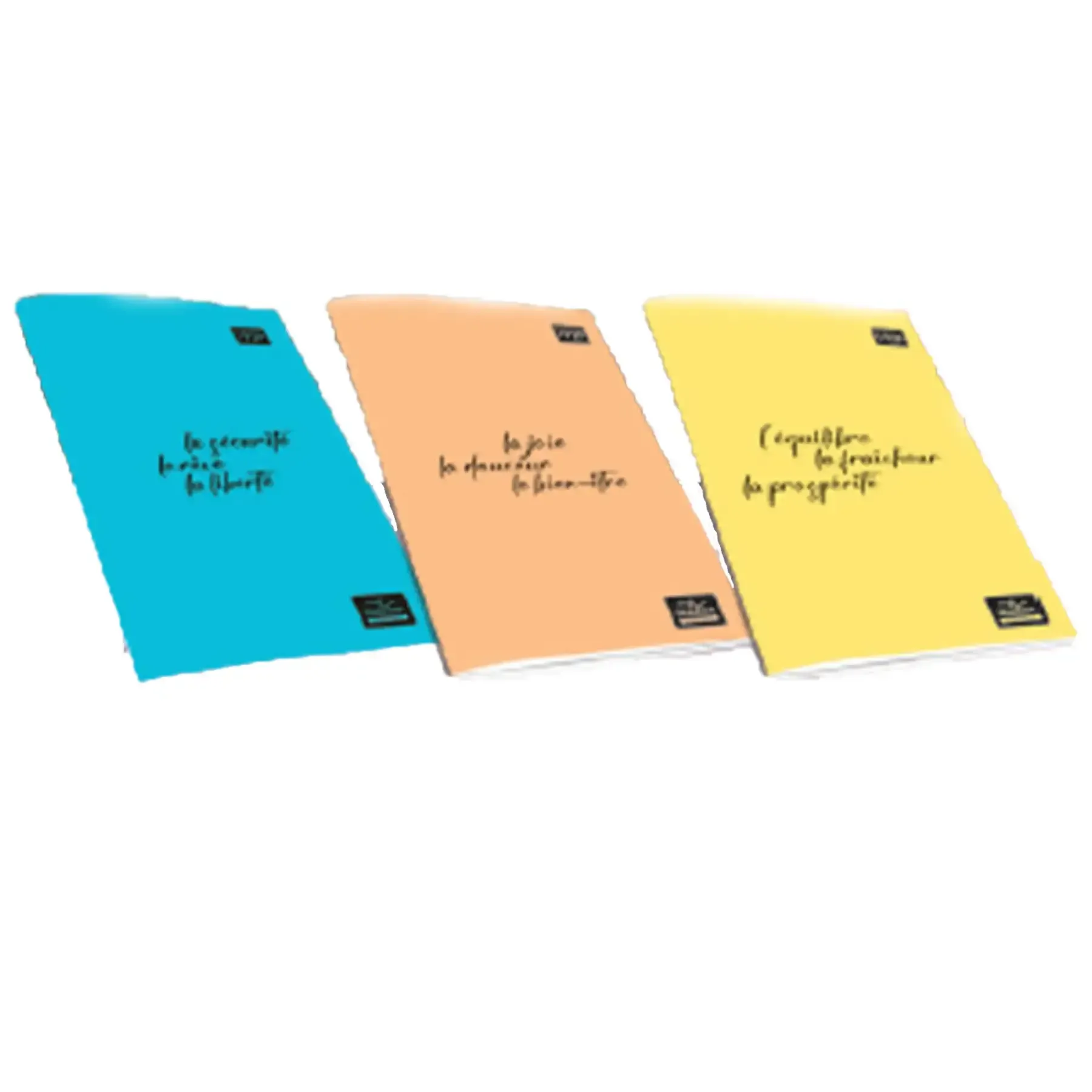 Cahier piqure Pastel - 192 pages