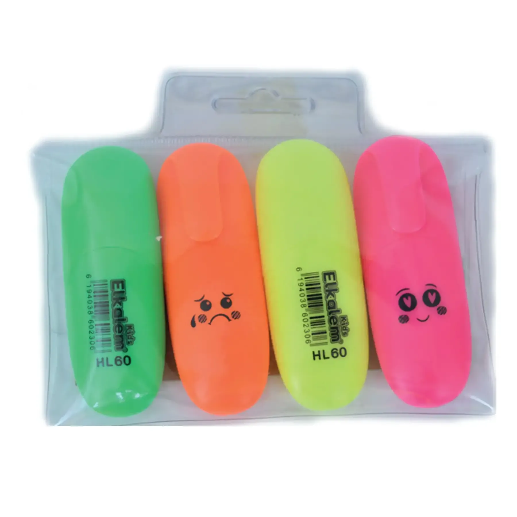 Packet de 4 marquers Fluo