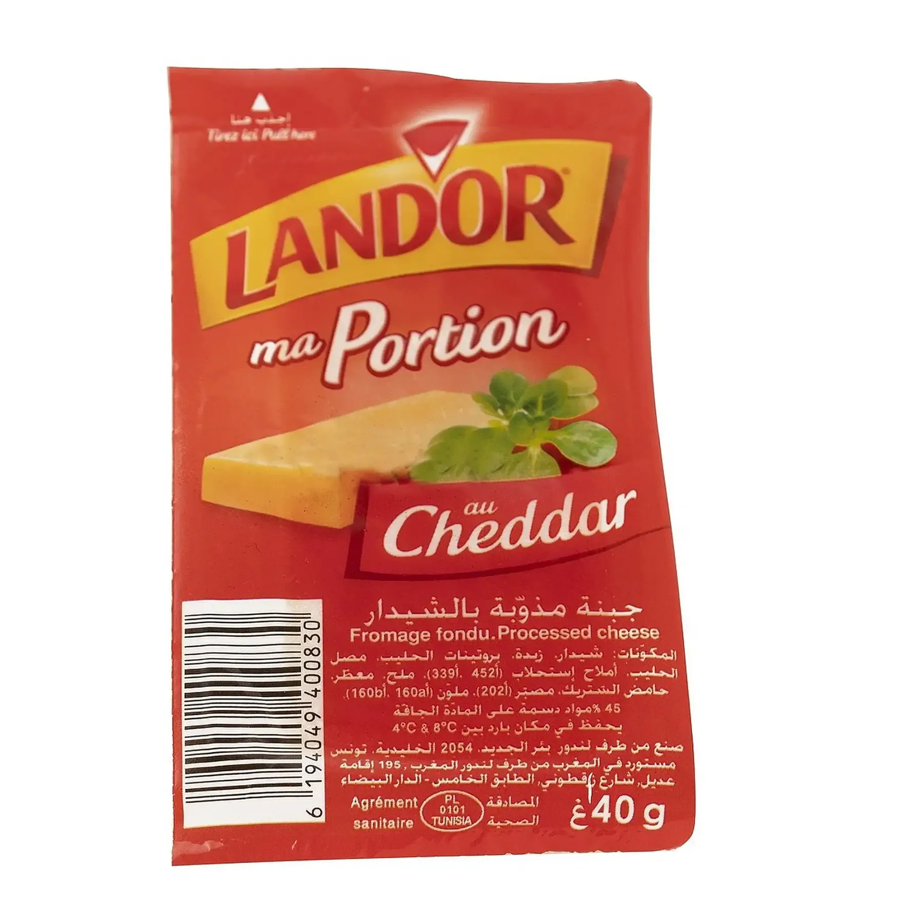 Fromage fondu cheddar 