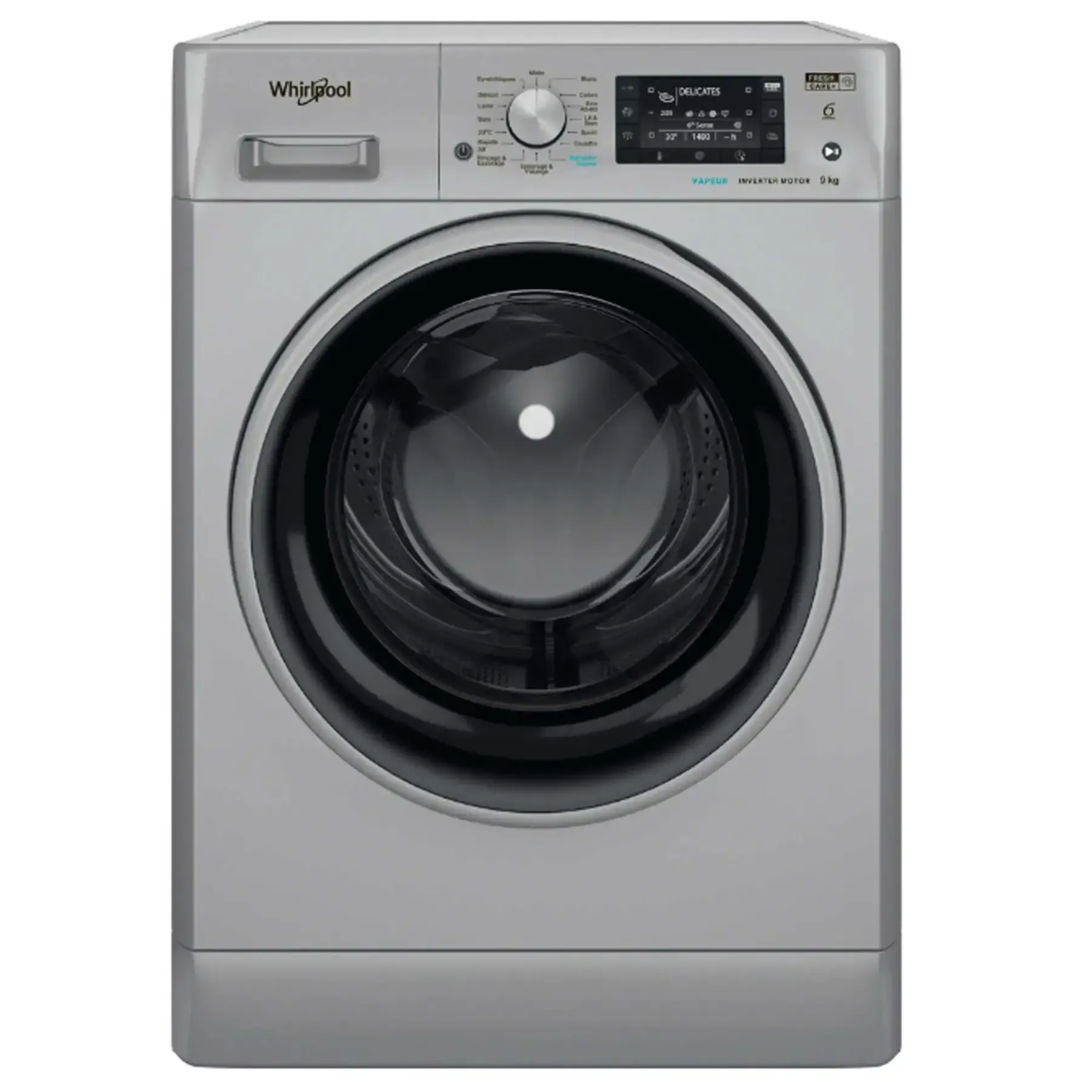 Lave linge Whirlpool Hublot 9kg FreshCare+ - Silver
