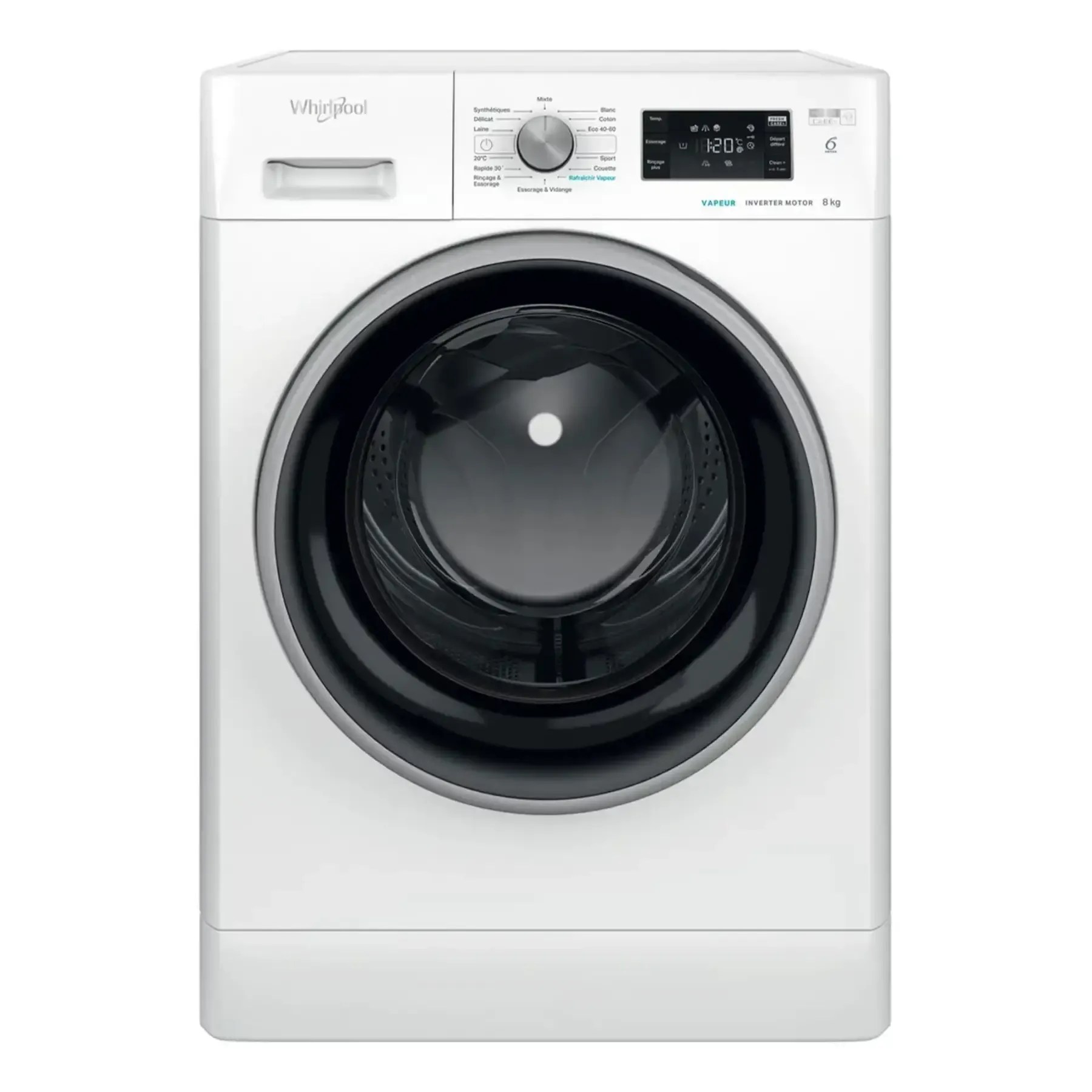 Lave linge frontal 8Kg blanc