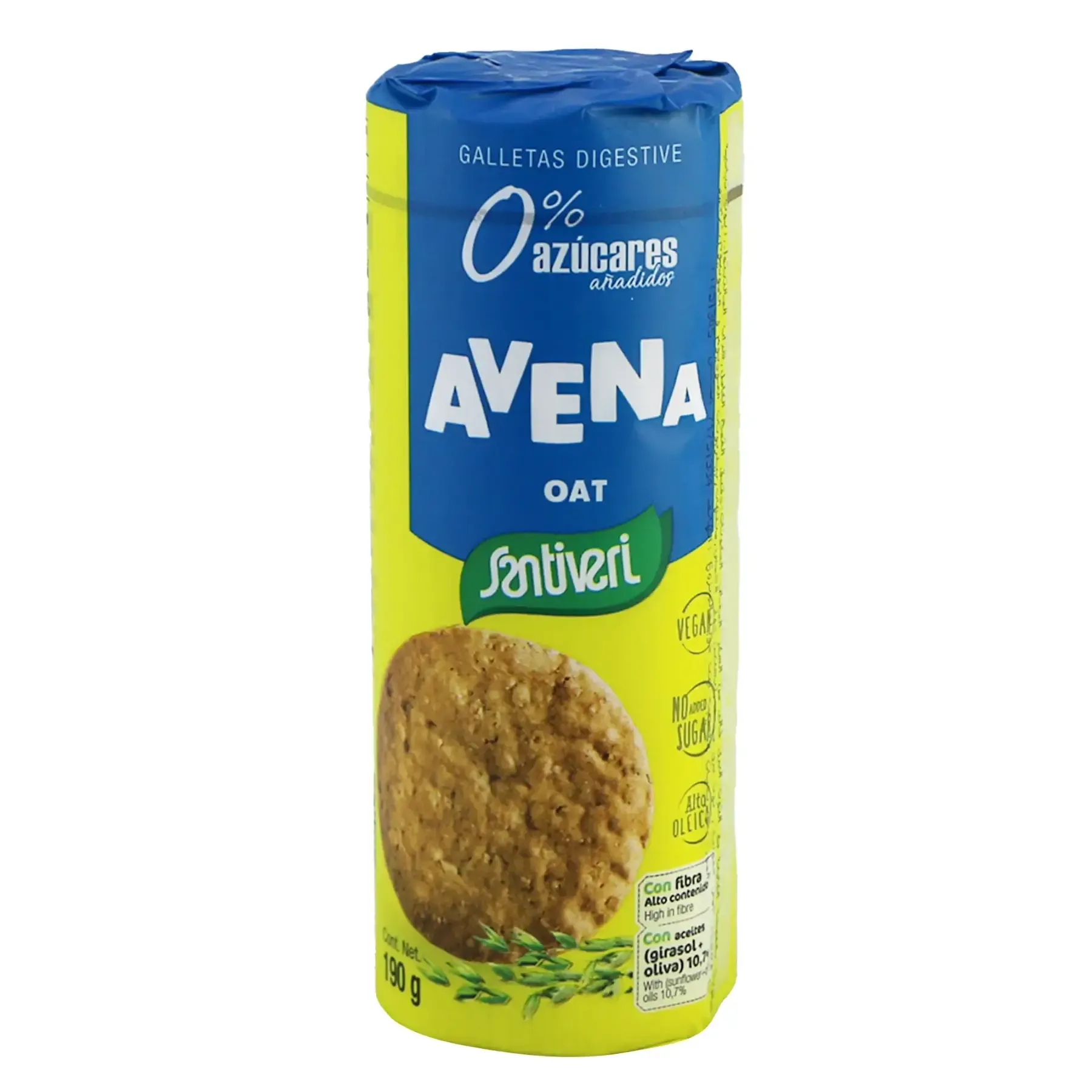 Galettes Digestives à l'avoine sans sucre 