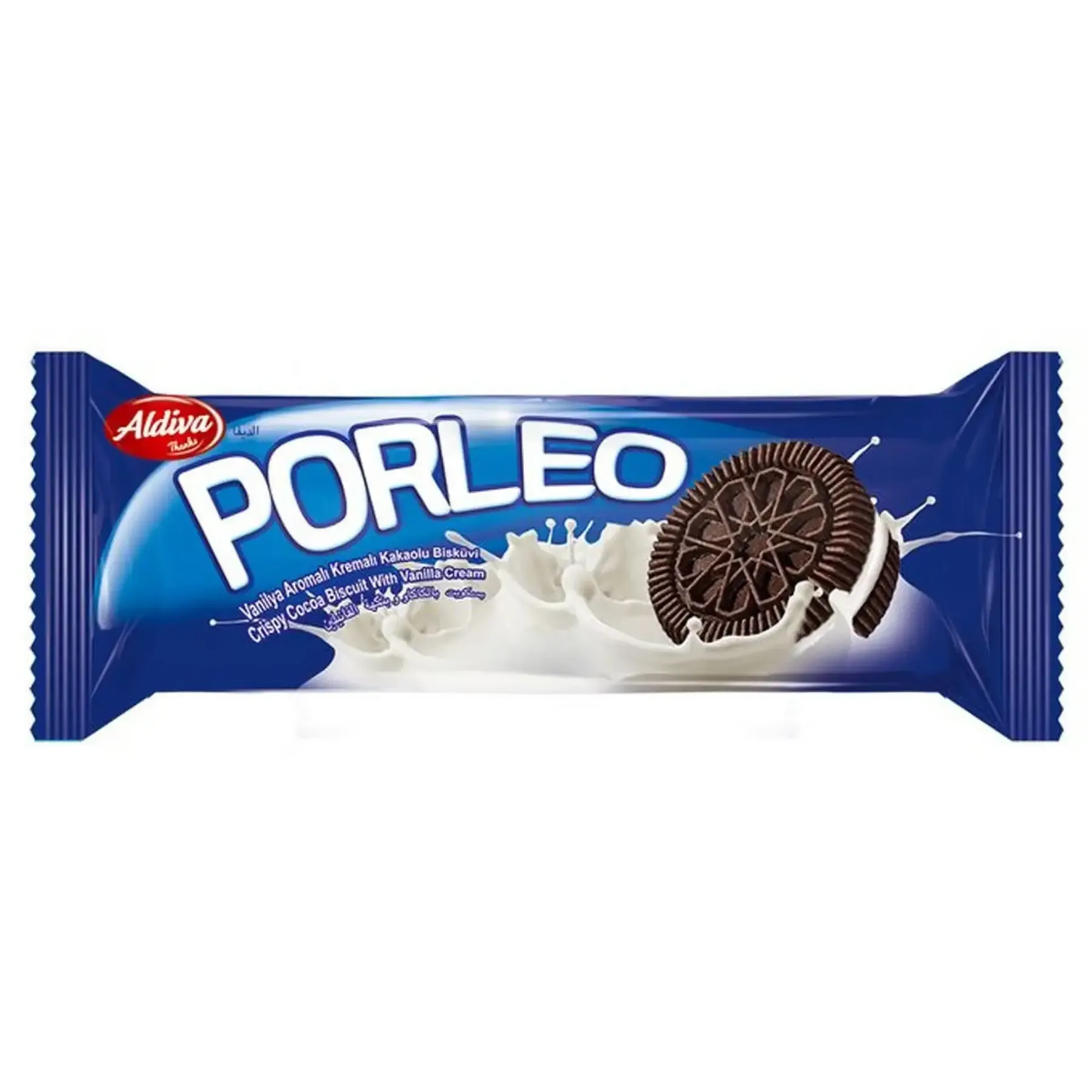 Biscuits Gaufrettes enrobés à la vanille