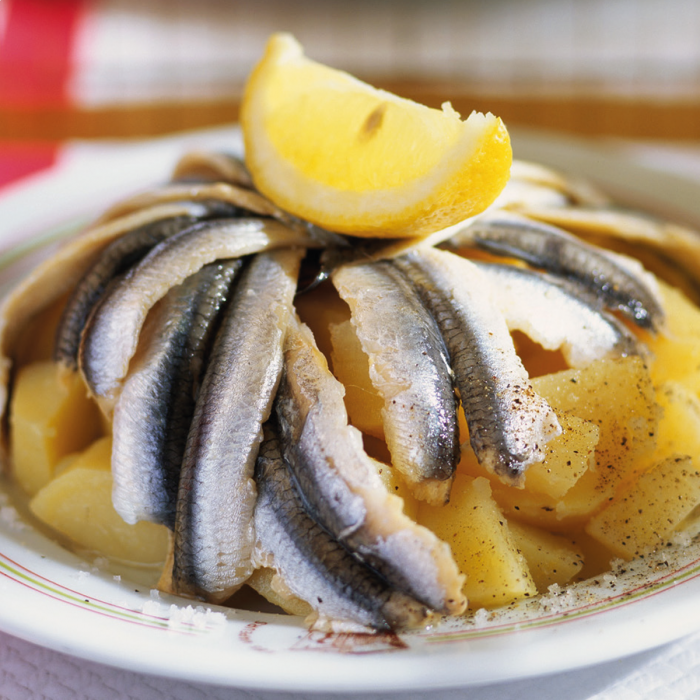 Filet d'anchois salés