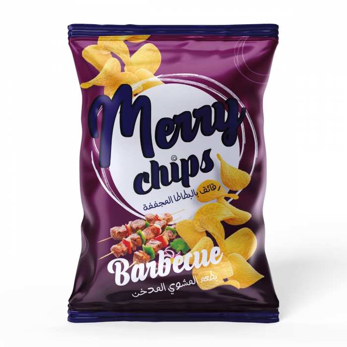 Pomme chips ondulée barbecue