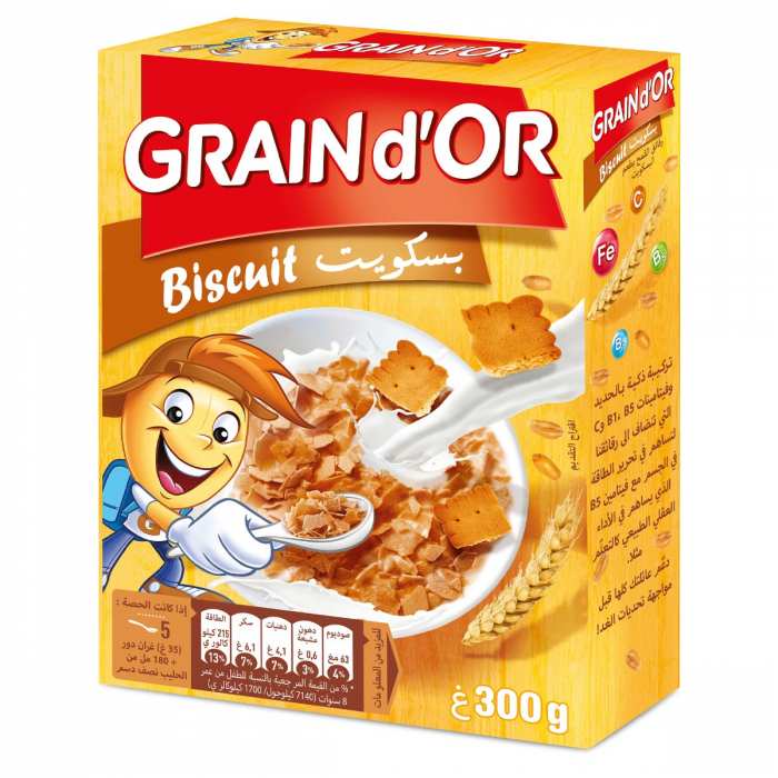 Céréales au biscuit Grain d'or