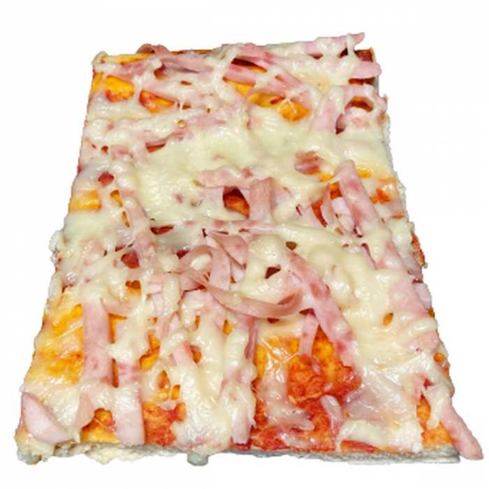Pizza au jambon fromage