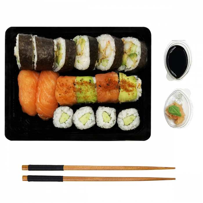 Sushi variés 16 pièces