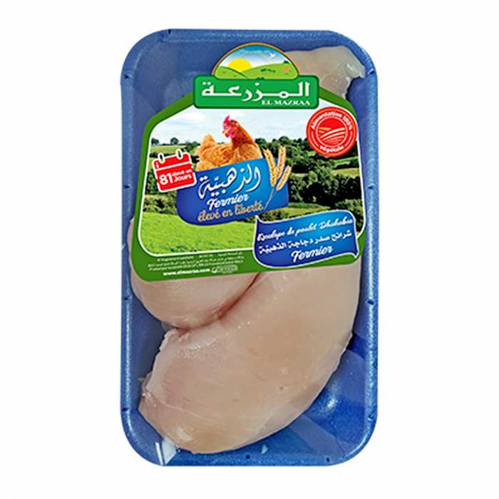 Escalope de poulet dahbiya fermier