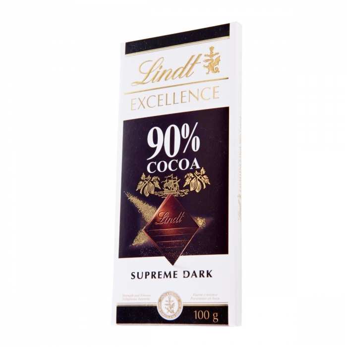 Chocolat noir Lindt Excellence 90% cacao  