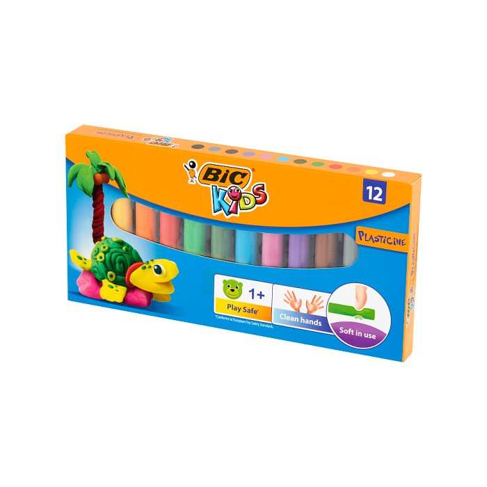 Pâte à modeler 12 couleurs Kids Plasticine