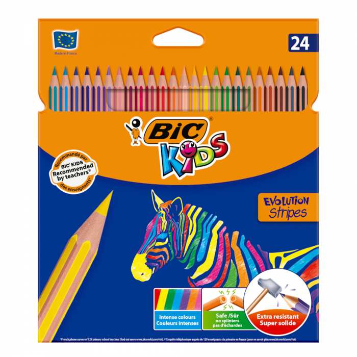 Crayons de couleur Evolution Stripes