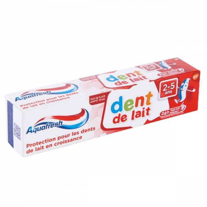 Dentifrice dent de lait 2-6 ans AQUAFRESH