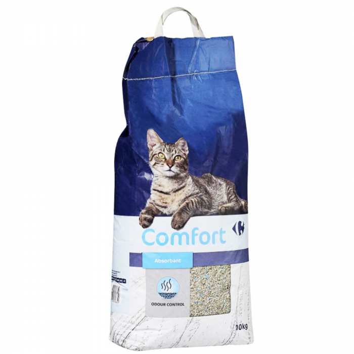 Paquet de 10kg de litière pour chat à l’argile verte 