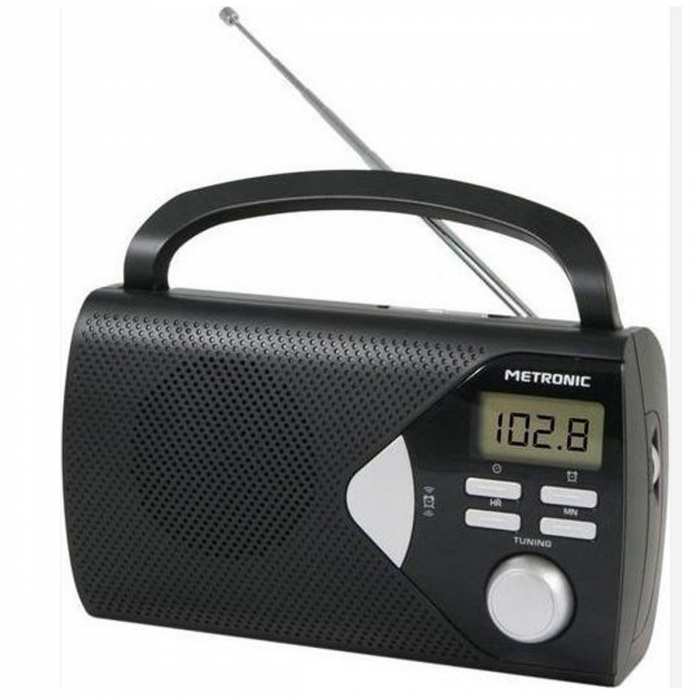 Radio réveil portable AM/FM