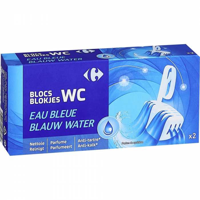 Bloc WC eau bleue