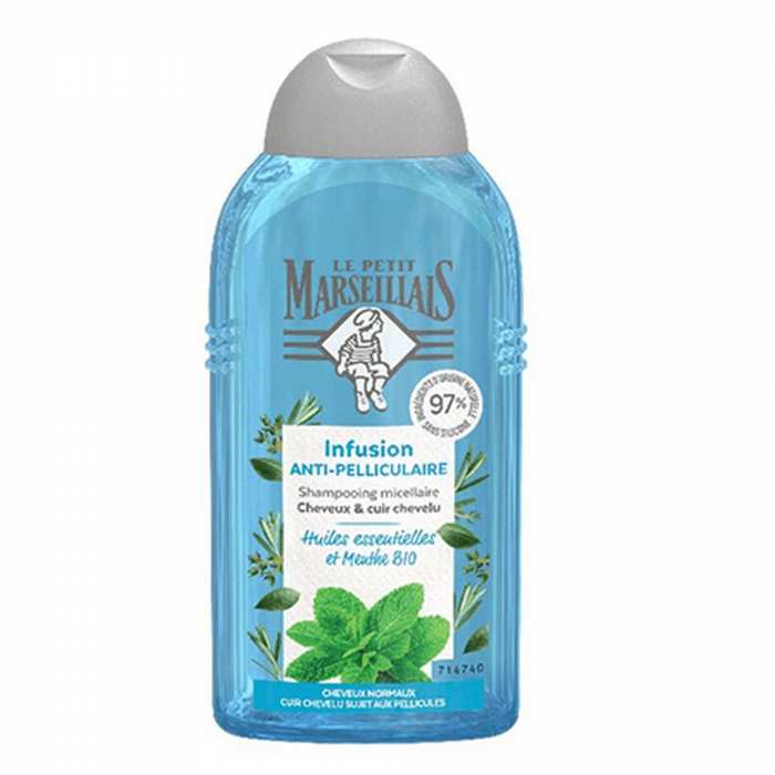 Shampooing infusion huiles essentielles menthe