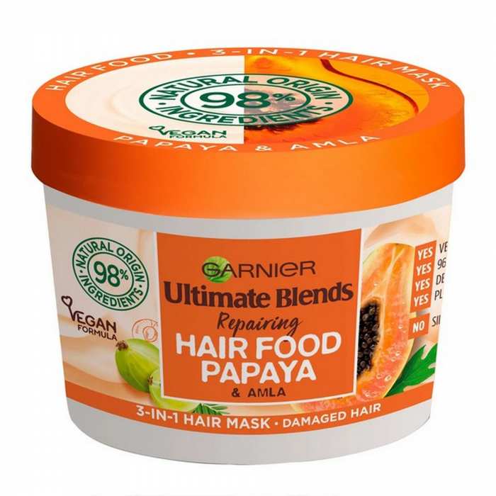 Masque capillaire 3 en 1 Hair food Ultra Doux à la papaye et amla