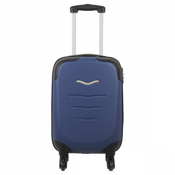 Valise ABS navy 4 roues