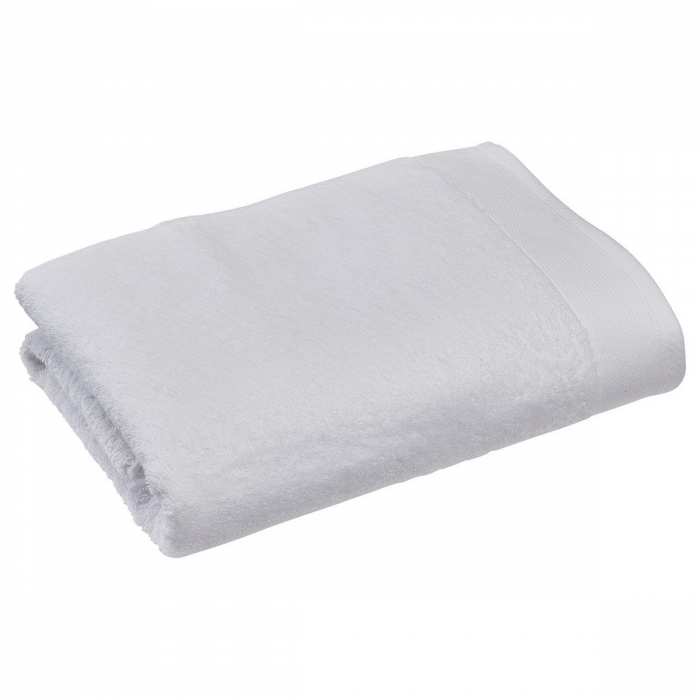 Drap de bain éponge bio gris clair en coton