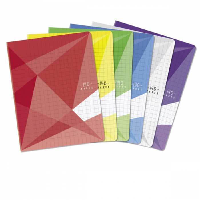 Cahier agrafe 17 x 22 140 pages - 90g
