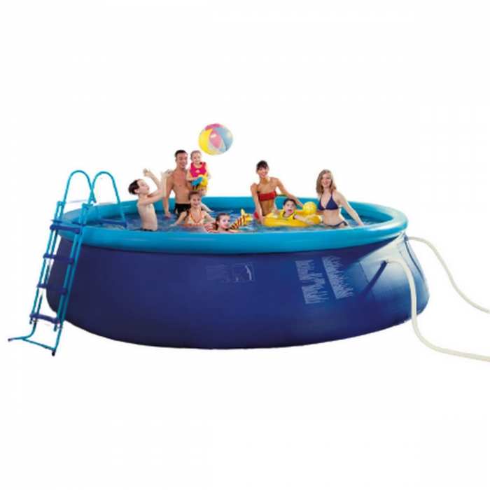 Set de piscine familiale + Accessoires Tortuga bleu