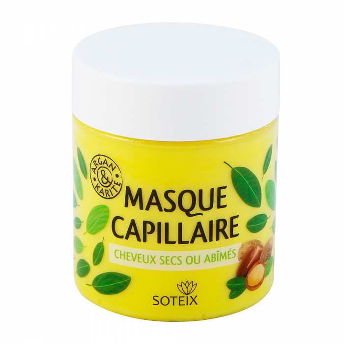 Masque capillaire à l'huile d'argan et beurre karité