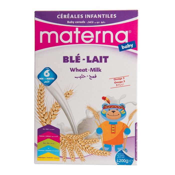 Céréales infantiles blé & lait MATERNA