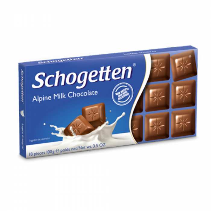 Chocolat au lait des Alpes Schogetten