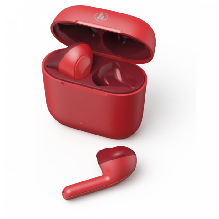 Écouteurs Bluetooth sans fil rouges