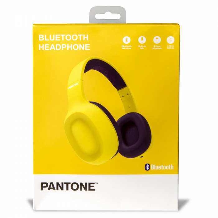 Casque Bluetooth jaune