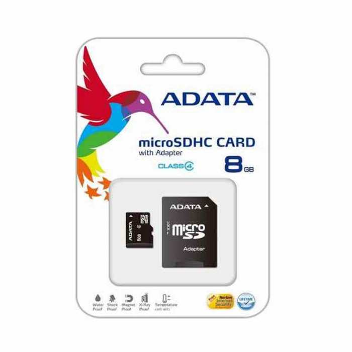 Carte mémoire SD avec adaptateur 8GB
