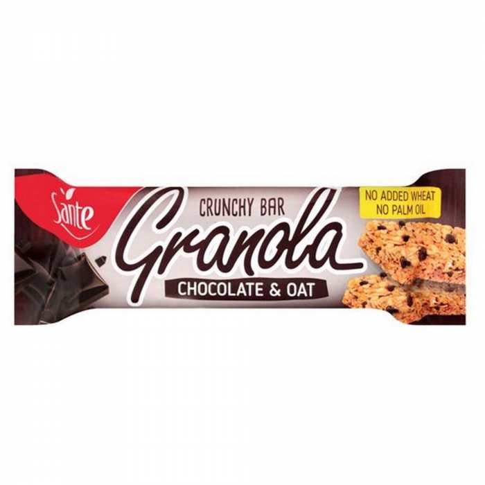 Barre de granola avoine et chocolat Crunchy