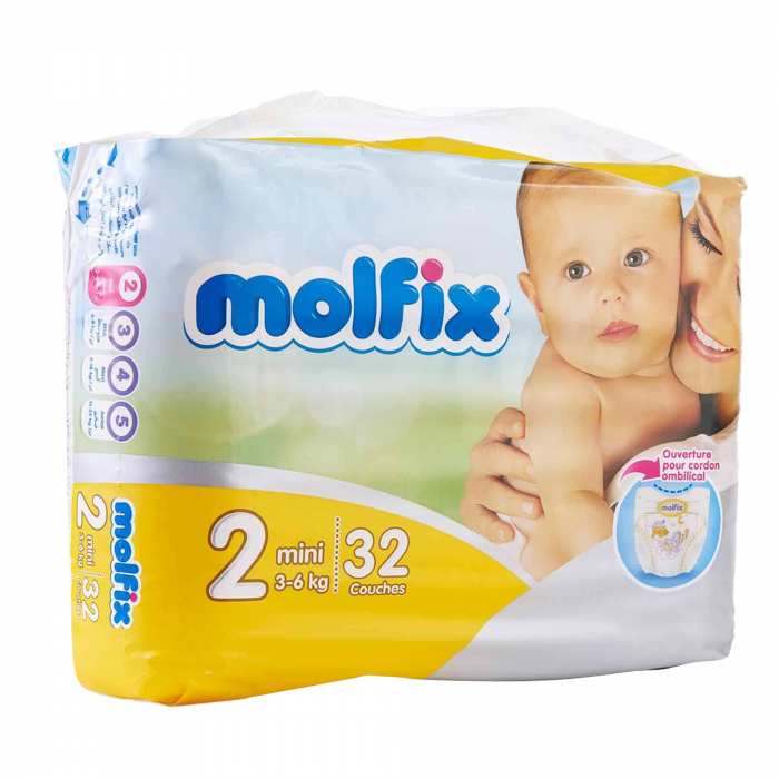 Couches bébé parfumées confort MOLFIX